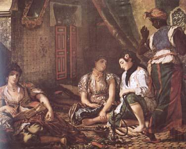 Eugene Delacroix Women of Algiers (mk09) Norge oil painting art